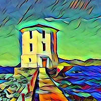 Lepsøyrevet Fyr (Digitalt) - (Manuela)
