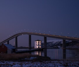 Lepsøybrua kveld